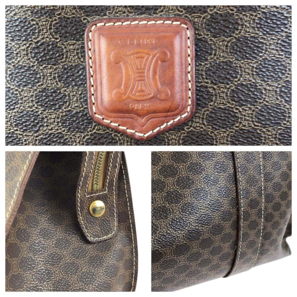 CELINE Macadam Dark Brown Tote Bag/Shoulder Bag for Women (MC97 2) - Picture 5 of 10